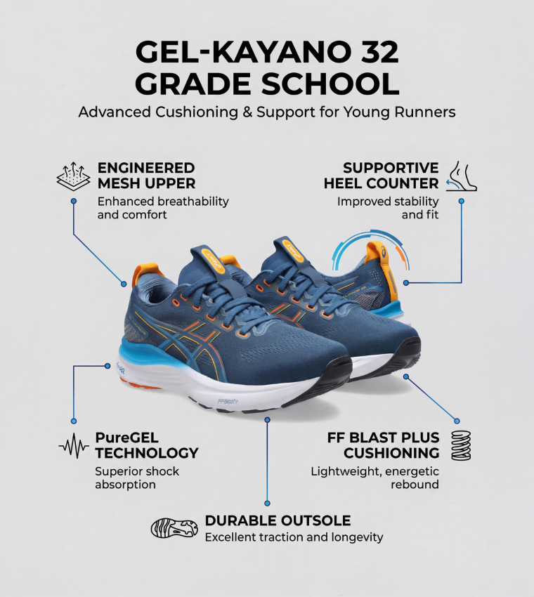 حذاء جري جل كايانو 32 