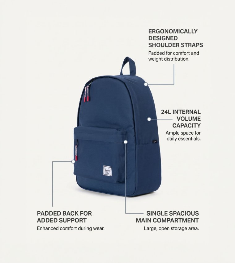 Herschel  Backpacks - Navy Backpacks