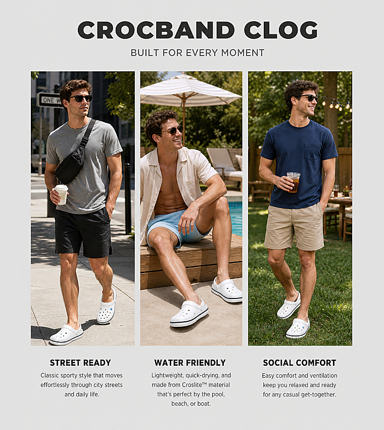 Crocs  Clogs - White clogs