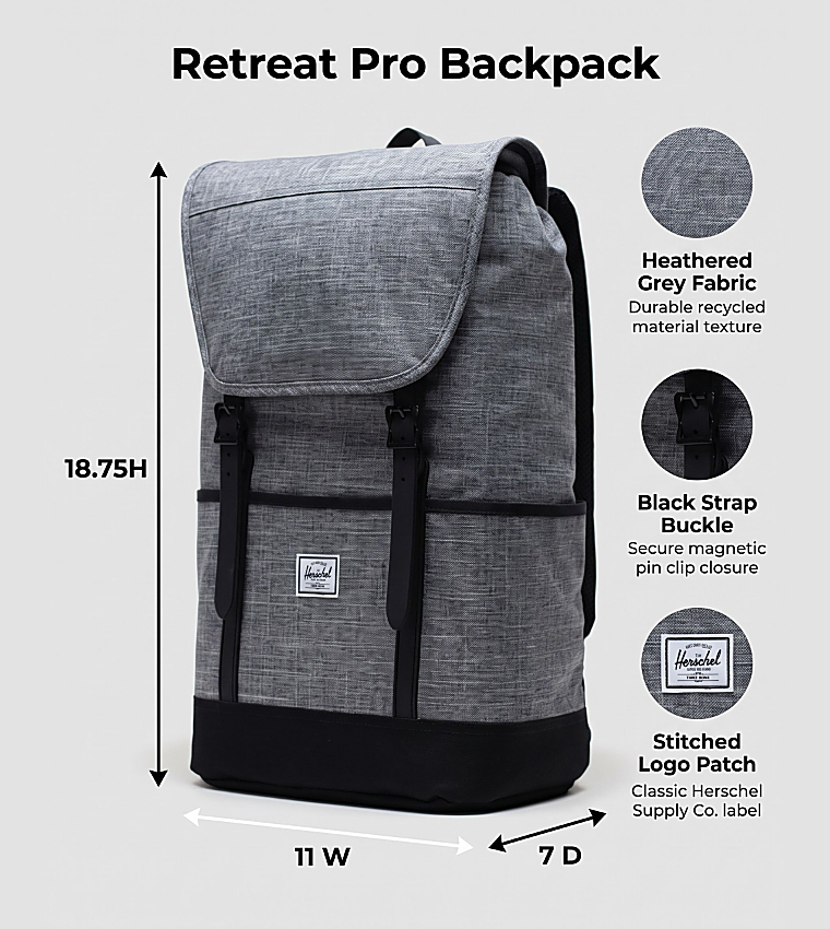 Herschel  Backpacks - Grey Rucksacks