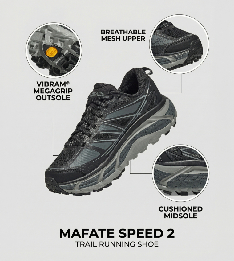 MAFATE SPEED 2 Lace Up Running Shoes