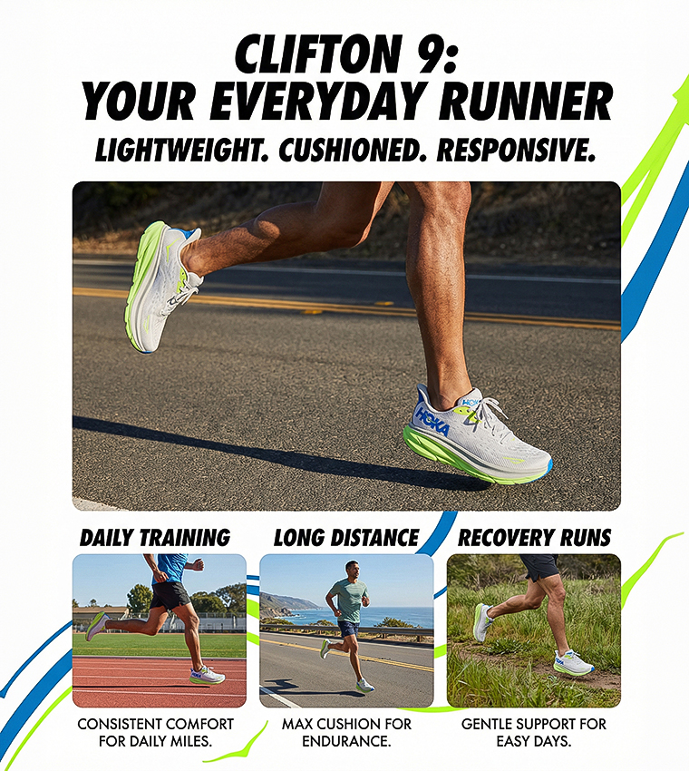CLIFTON 9 Running Shoes