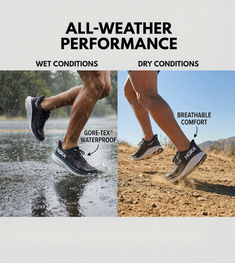 Clifton 9 Lace Up Running Shoes