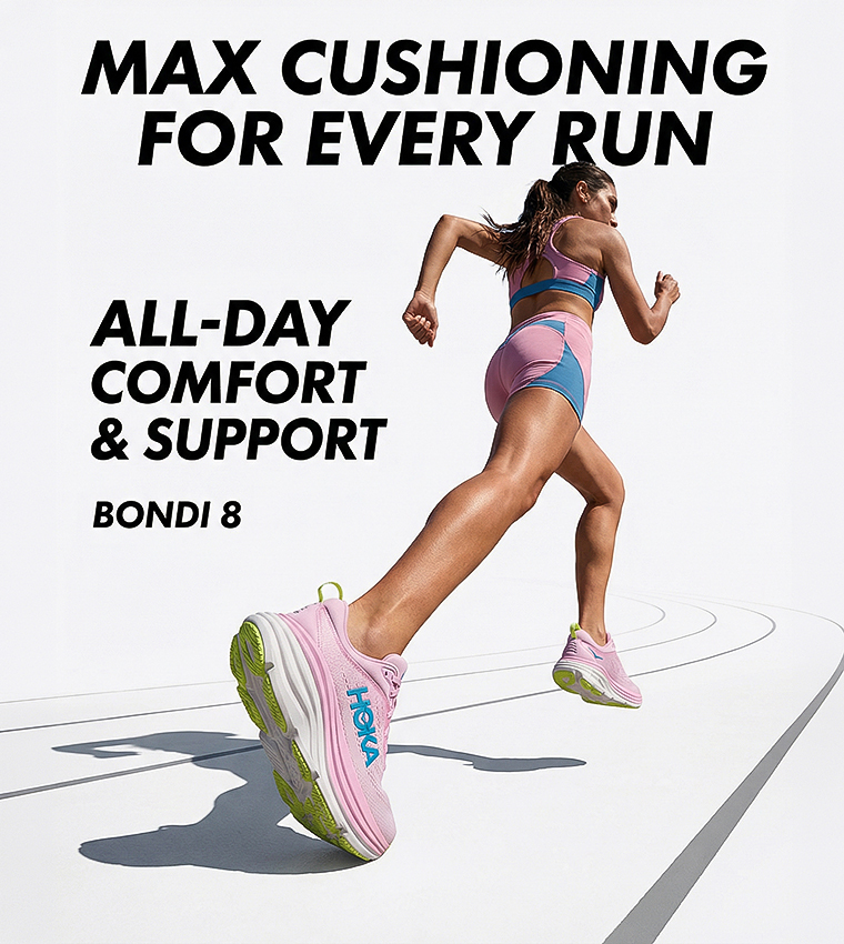 BONDI 8 Lace Up Running Shoes