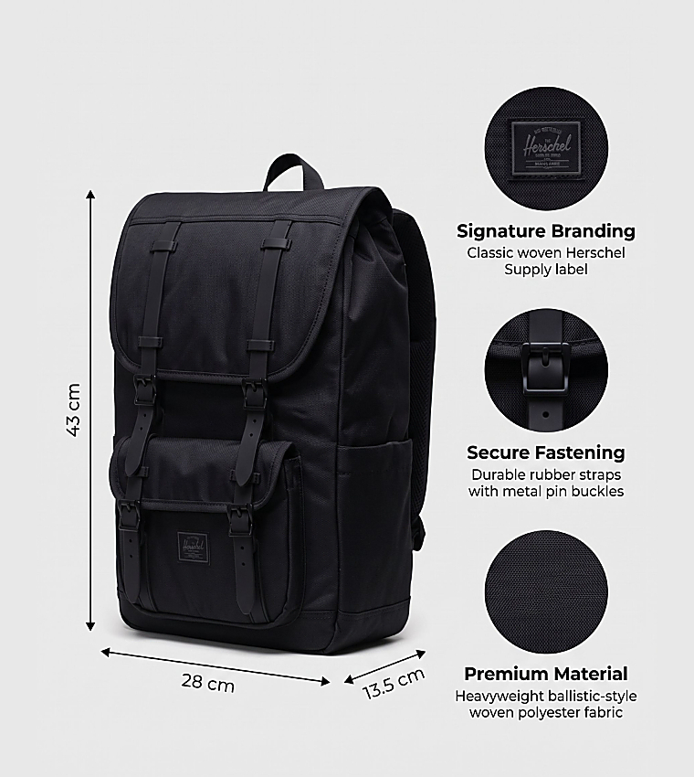 Herschel  Backpacks - Black Backpacks