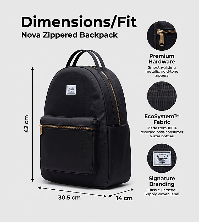 Herschel  Backpacks - Black Backpacks