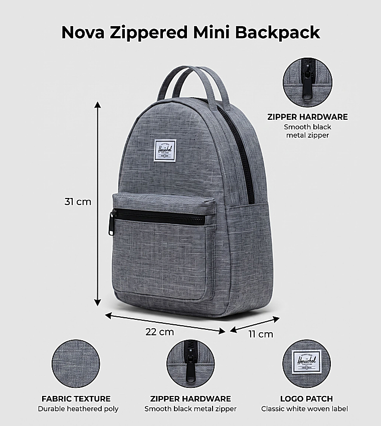 Herschel  Backpacks - Grey Backpacks
