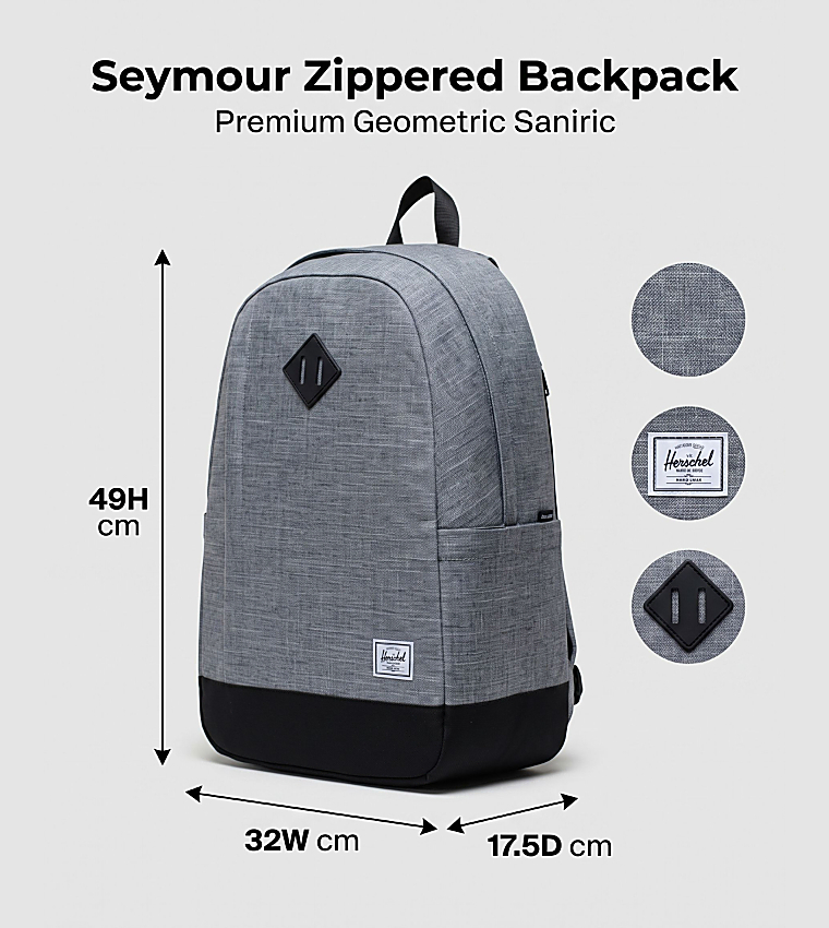 Seymour Zippered Backpack
