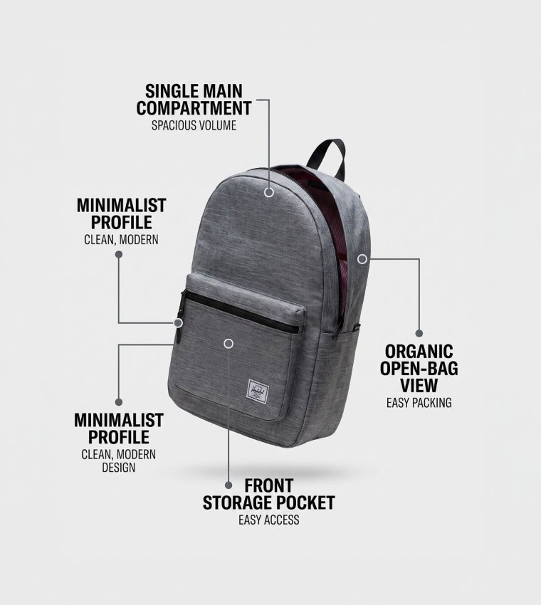 Herschel  Backpacks - Grey Backpacks