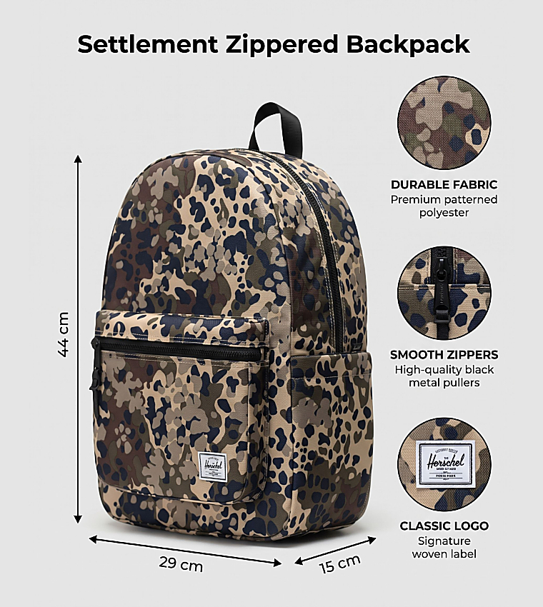Settlement Zippered Backpack