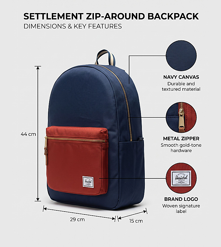 Settlement Zip-Around Backpack