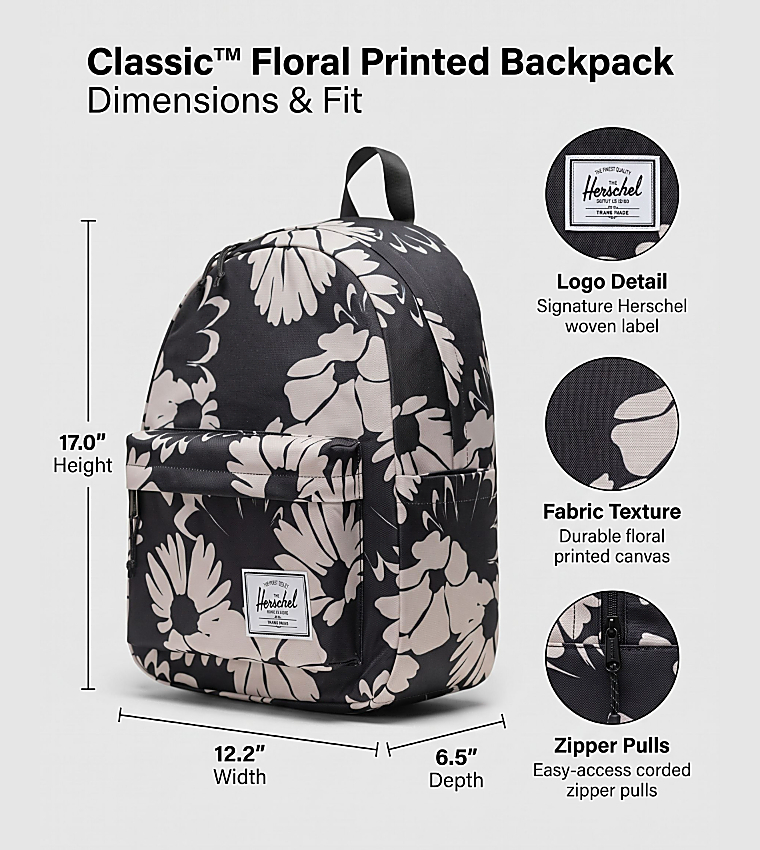 Classic™ Floral Printed Backpack