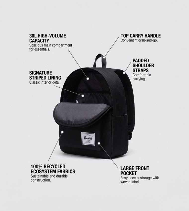 Herschel  Backpacks - Black Backpacks