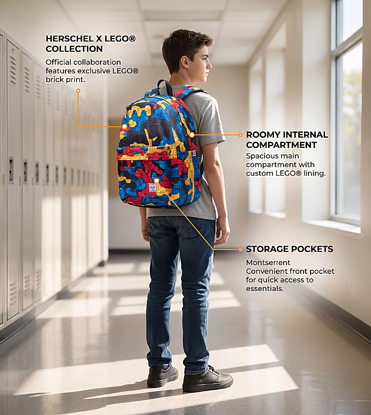 Herschel x LEGO® Classic™ Printed Backpack
