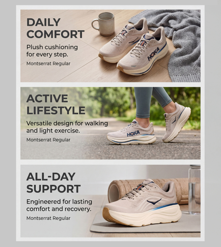 BONDI 9 Textured Running Shoes