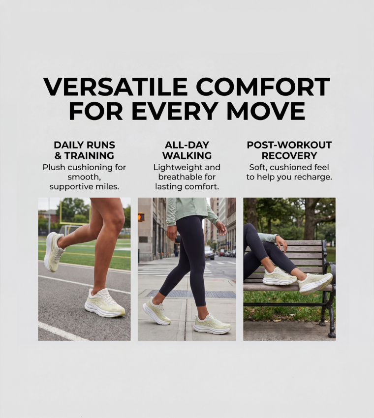 BONDI 9 Lace Up Running Shoes