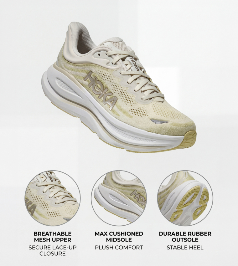 BONDI 9 Lace Up Running Shoes