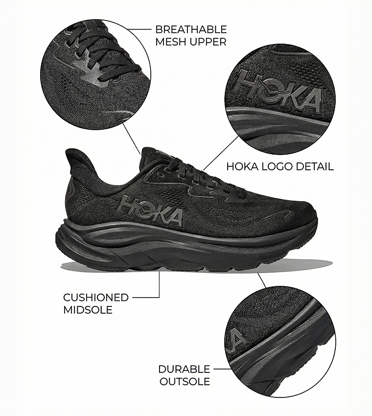 حذاء كليفتون 10 جري بشعار