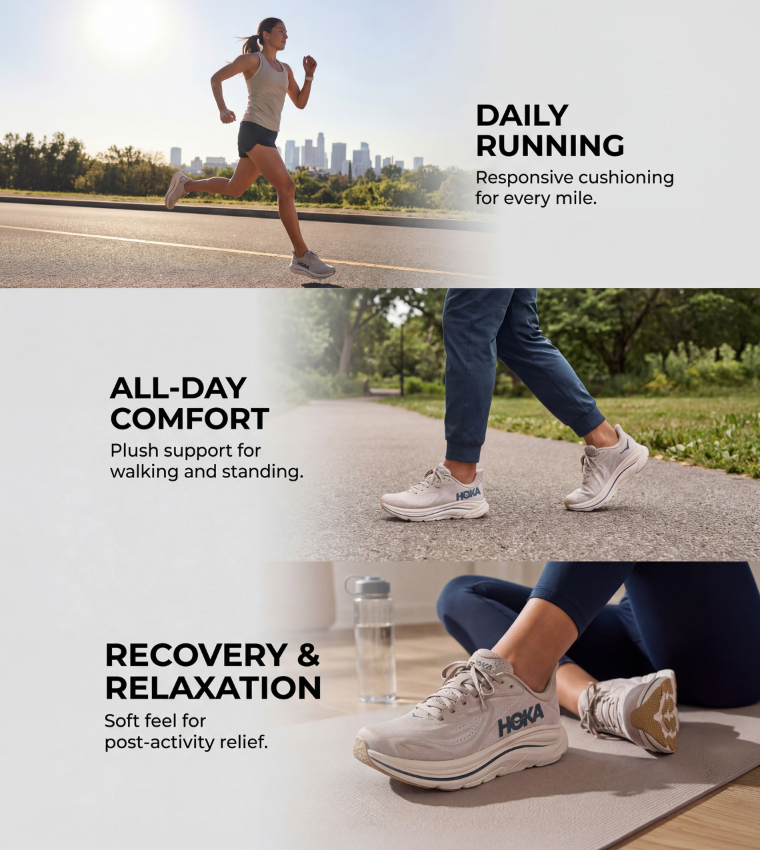 CLIFTON 10 Textured Running Shoes