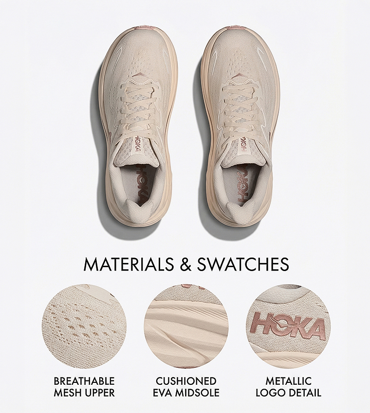 CLIFTON 10 Textured Running Shoes