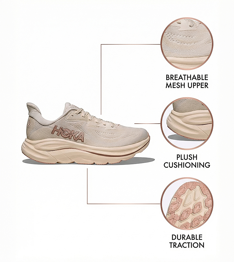 CLIFTON 10 Textured Running Shoes