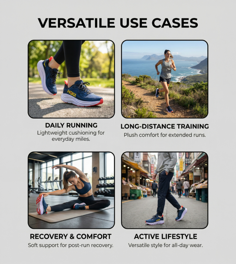 CLIFTON 10 Textured Running Shoes