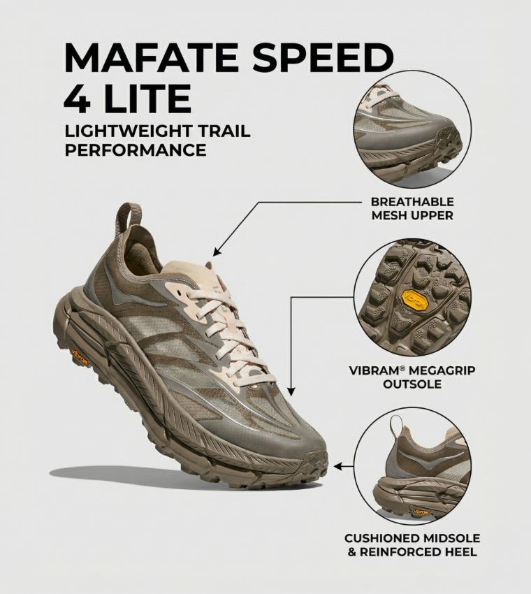 MAFATE SPEED 4 LITE Textured Running Shoes