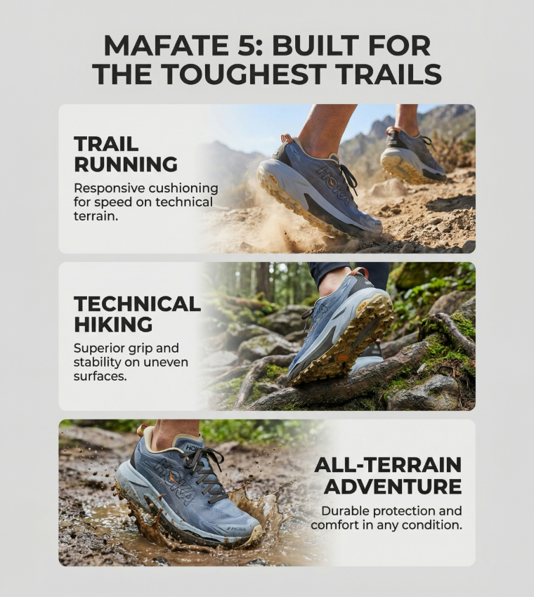 MAFATE 5 Patterned Running Shoes