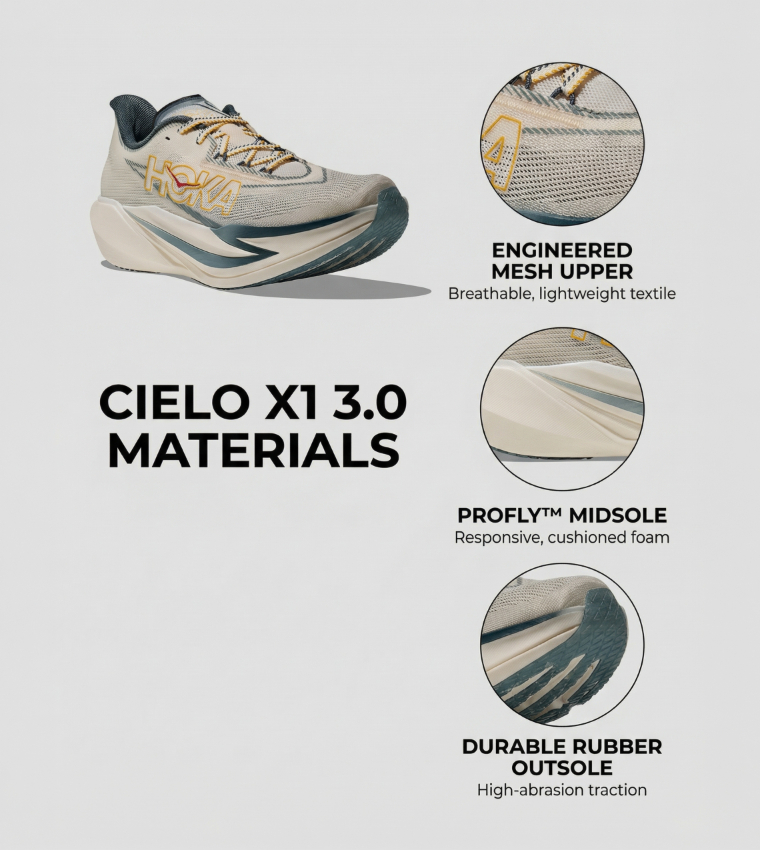 CIELO X1 3.0 Textured Running Shoes