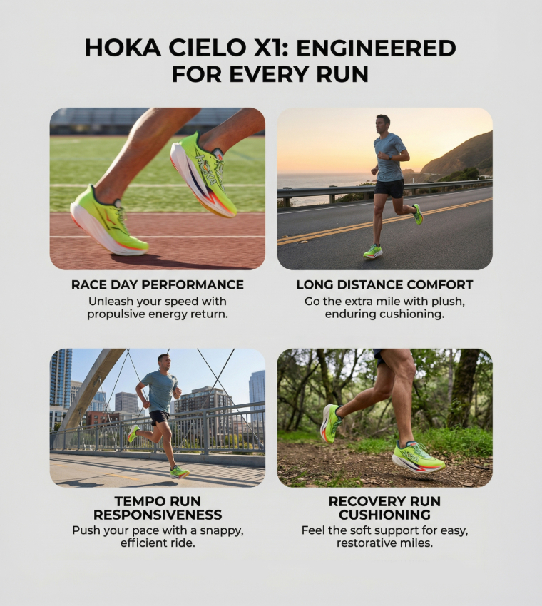 CIELO X1 3.0 Textured Running Shoes