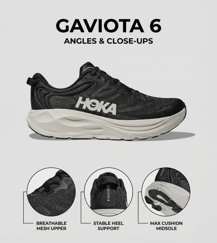 GAVIOTA 6 Textured Running Shoes