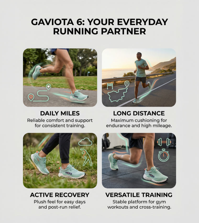 GAVIOTA 6 Textured Running Shoes
