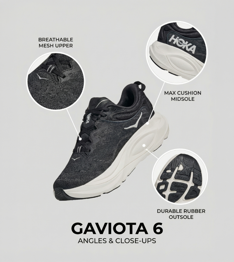 GAVIOTA 6 Textured Running Shoes