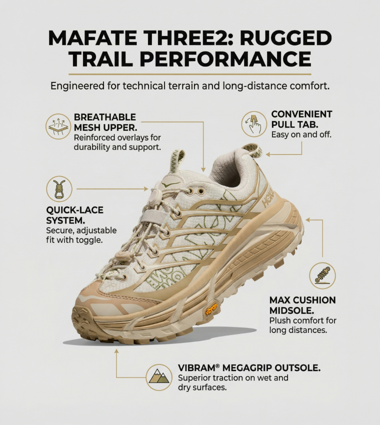 حذاء جري مافات ثري 2 وورد مارك