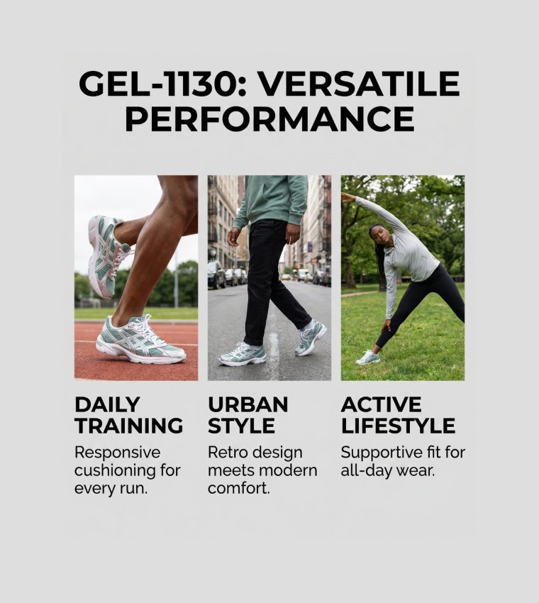 GEL-1130 Color Block Running Shoes