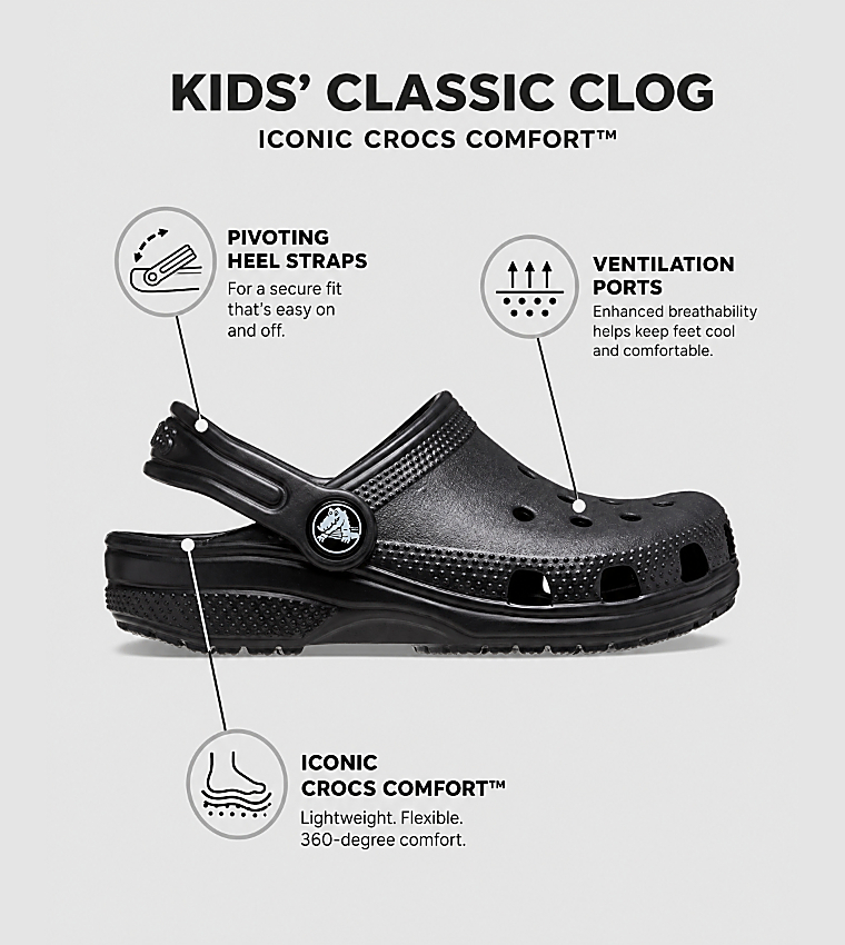 Crocs  Clogs - Black clogs