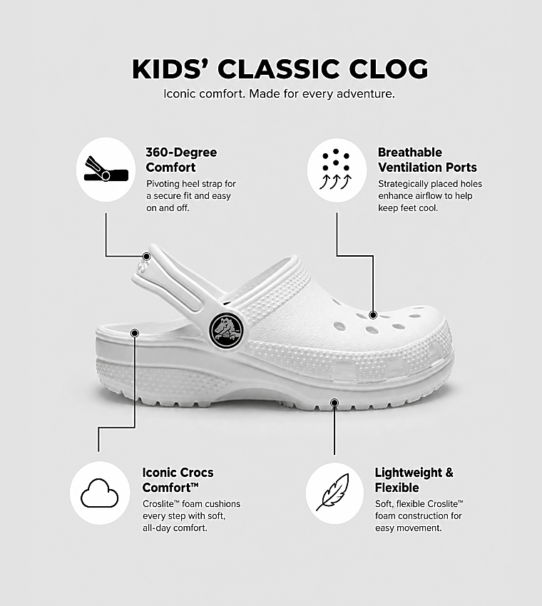 Crocs  Clogs - White clogs