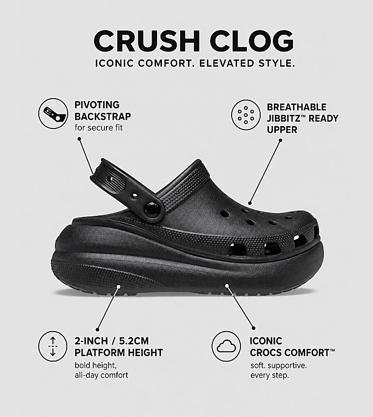 Crocs  Clogs - Black clogs
