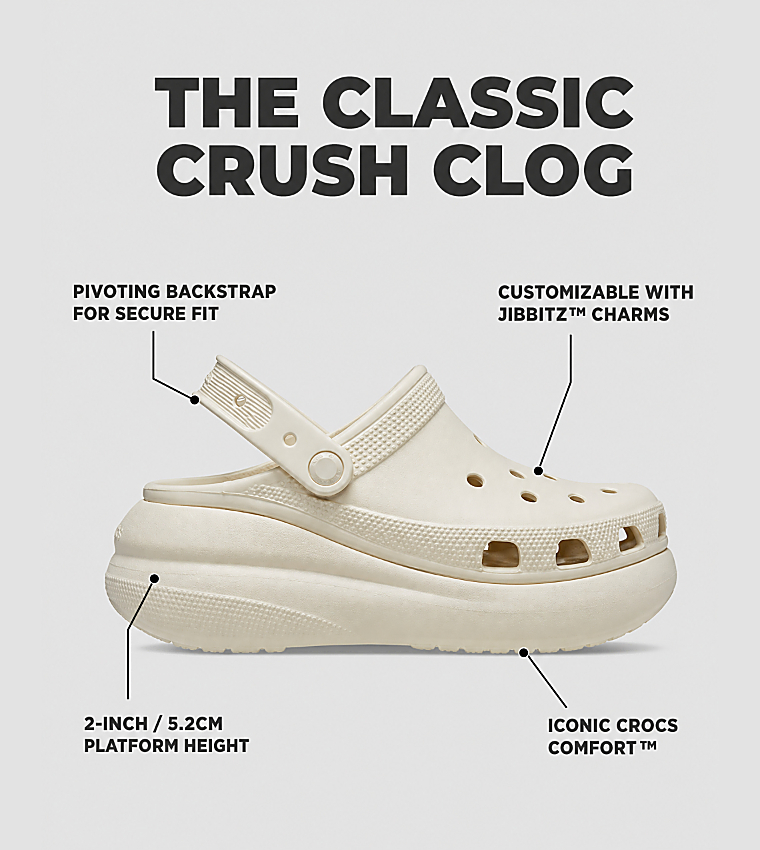 Crocs  Clogs - Beige clogs