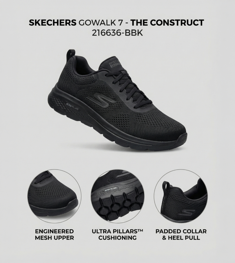 GO WALK 8 Running Shoes