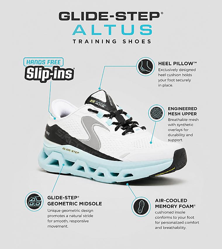 Skechers  Training Shoes - White Training Shoes