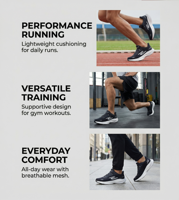 AERO BURST GO RUN RIDE 12 Lace-Up Shoes