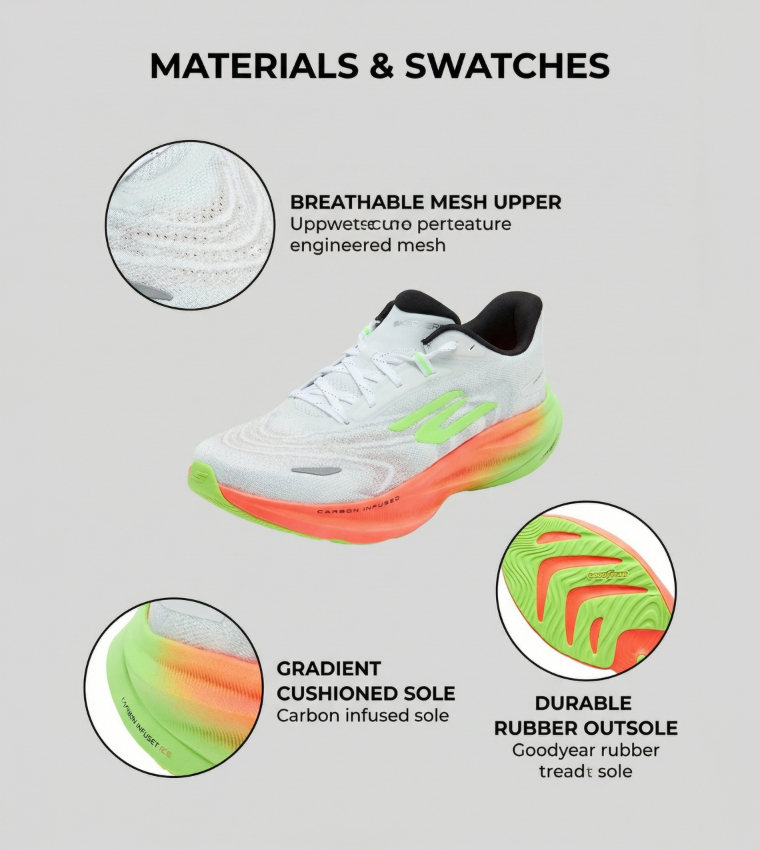 AERO BURST GO RUN RIDE 12 Lace-Up Shoes