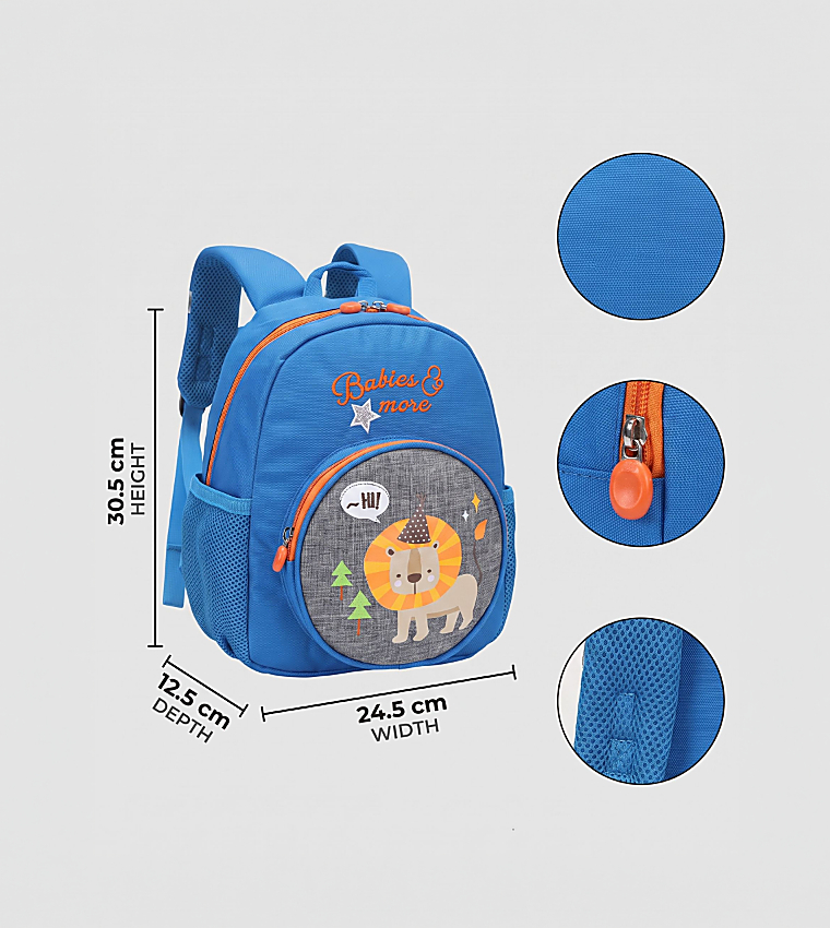 Printed Front Pocket Backpack