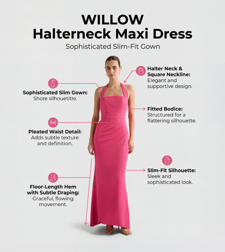 sachin and babi light blue dress Buy Forever New FN WILLOW Halterneck Maxi Dress In Pink
