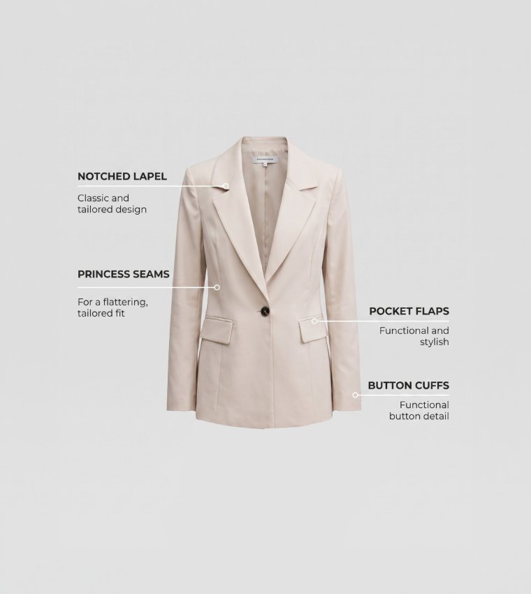 Forever New  Blazers - Beige Blazers