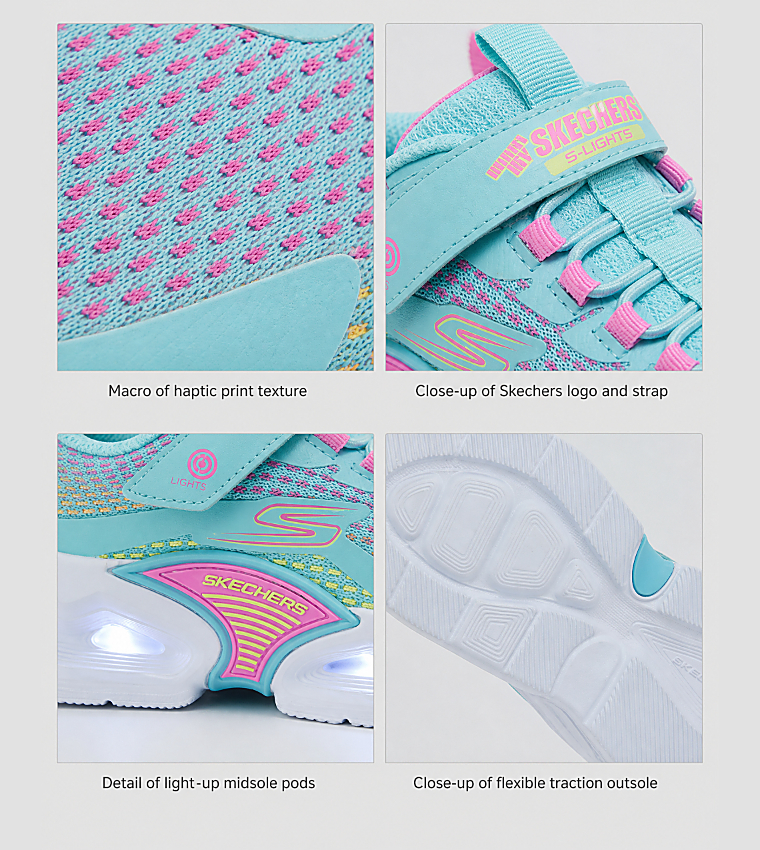 KINETIC Velcro Closure Lighting Sneakers