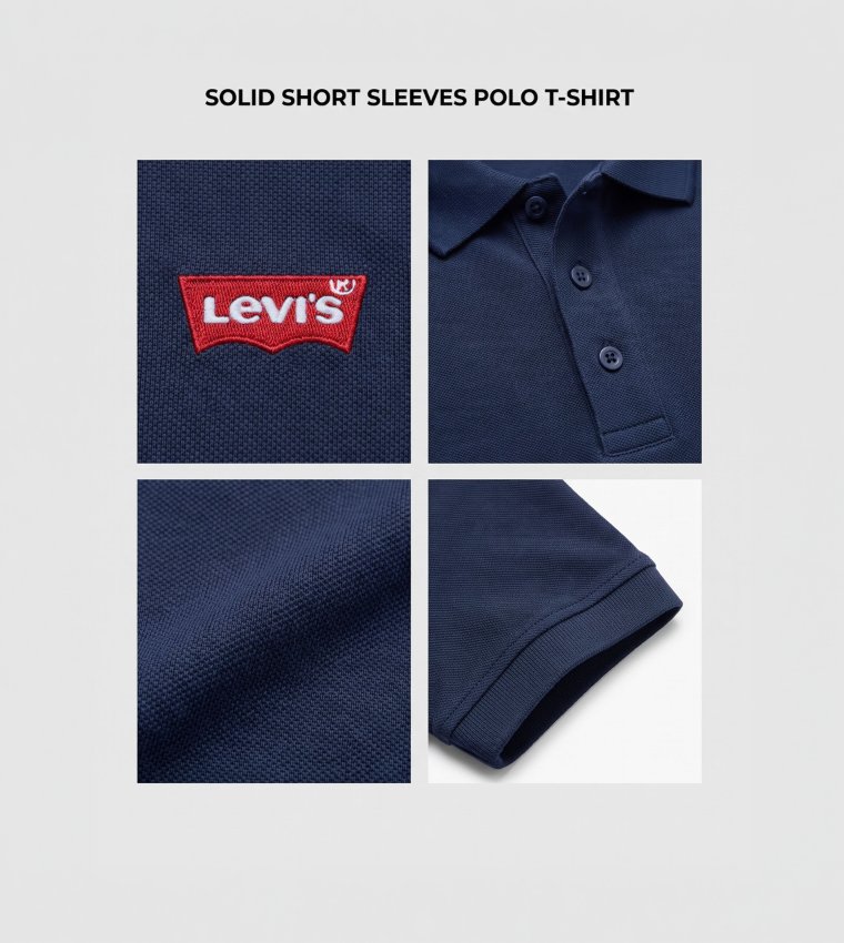 Solid Short Sleeves Polo T-Shirt