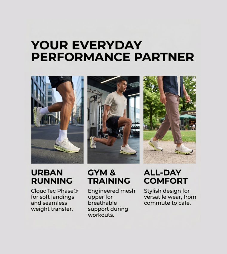 ON  Running Shoes - Beige Running Shoes