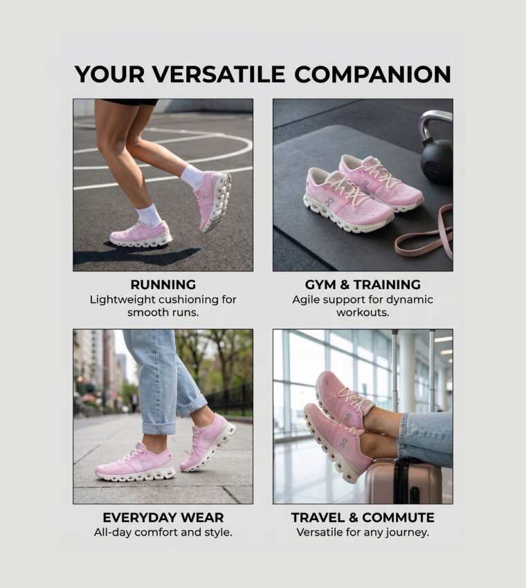 ON  Running Shoes - Pink Running Shoes